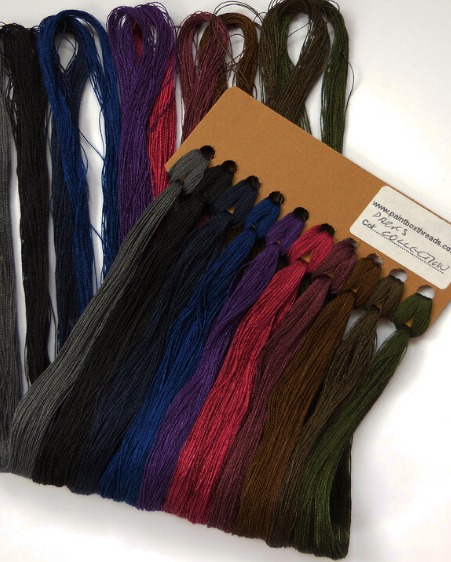 Paint-Box Silk Threads - 10 Pack - Darks