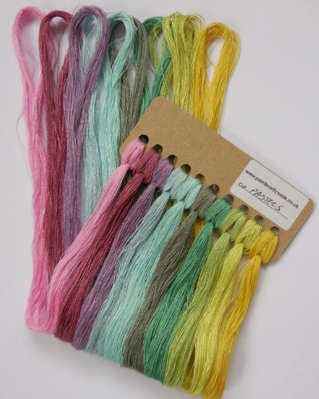Paint-Box Silk Threads - 10 Pack - Pastels - Click Image to Close