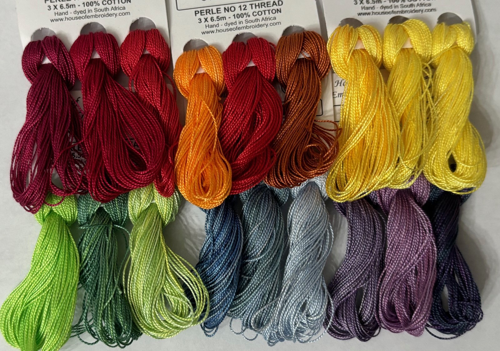 Perle 12 Cotton - Rainbow Taster Pack