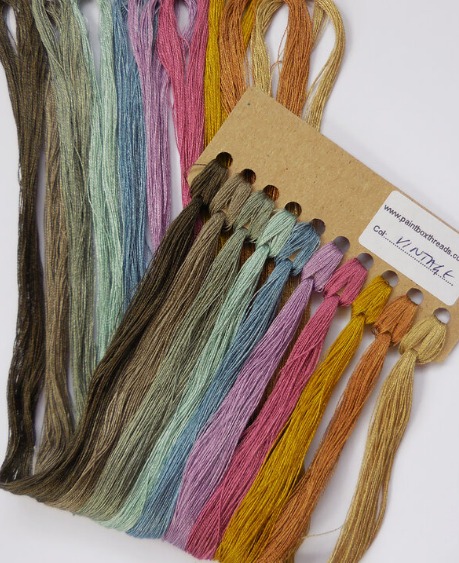 Paint-Box Silk Threads - 10 Pack - Vintage - Click Image to Close